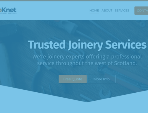 First Site goes live using our Web Builder